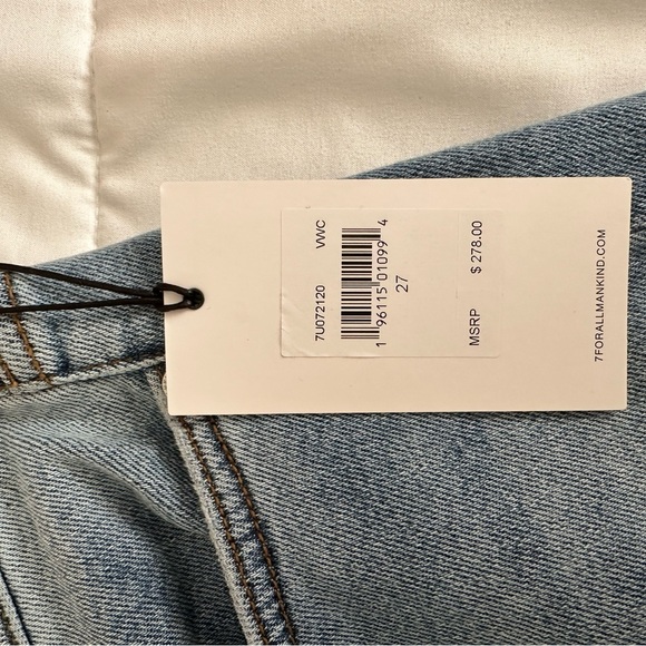 7 for all mankind jeans - never worn - size 27 - Picture 4 of 7